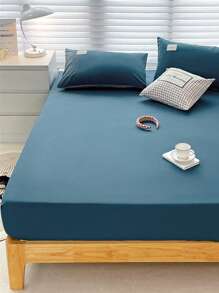 1 tấm lót trang bị toàn diện được chải thân thiện với da - Màu xanh lam - Xem 3