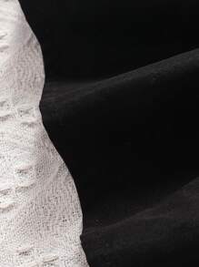 嬰兒前蝴蝶結連衣裙帶配件帽 - 黑色 - 查看 6