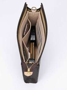 For 26 Bag Purse Felt Insert Organizer Makeup Handbag Travel Inner Pouch Cosmetic Bag Liner Base Organiser