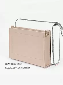 For 26 Bag Purse Felt Insert Organizer Makeup Handbag Travel Inner Pouch Cosmetic Bag Liner Base Organiser