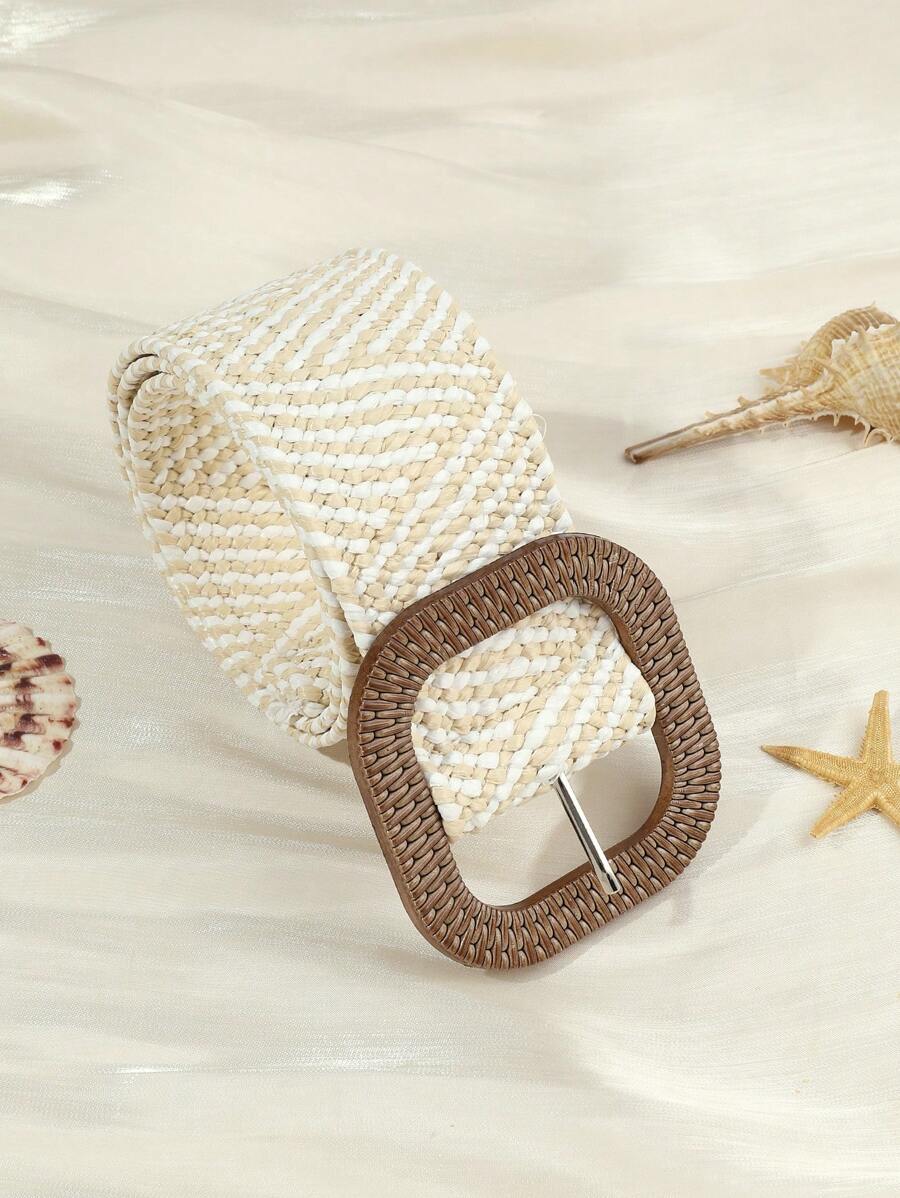 1 Nữ Bện Chi Tiết Boho Ống Hút Thắt Lưng Trang Trí Đầm - Nhiều màu - Xem 1