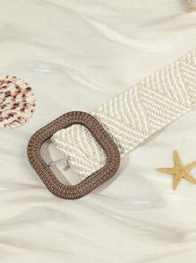 1 Nữ Bện Chi Tiết Boho Ống Hút Thắt Lưng Trang Trí Đầm - Nhiều màu - Xem 2