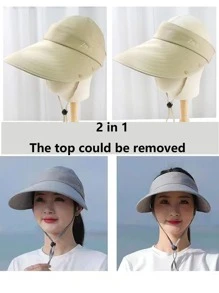 1 Màu Sắc Ngẫu Nhiên Chống Tia UV Đi Xe Đạp Che Nón Có Mặt & Cổ Tem Mạc - Nhiều màu - Xem 7