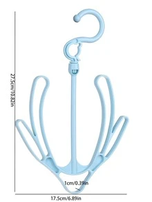 1 pieza portátil Zapatos colgante Estante secado - Multicolor - Ver 2