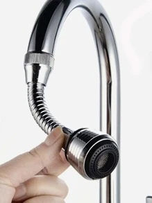 Bộ mở rộng vòi bằng thép không gỉ 1pc - Bạc - Xem 6