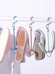 1 pieza portátil Zapatos colgante Estante secado - Multicolor - Ver 4