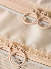 簡約便攜式三位置鞋子收納袋讓您鞋子在旅行時井井有條並受到保護防水旅行學習用品學校用品學校用品學生鞋配件鞋盒鞋收納盒鞋包房間用品 - 米色 - 查看 5