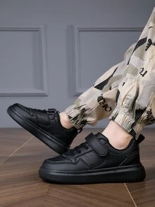 Giày trượt patin thể thao cho bé trai, Giày thể thao có dây buộc móc và vòng - màu đen - Xem 3