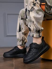 Giày trượt patin thể thao cho bé trai, Giày thể thao có dây buộc móc và vòng - màu đen - Xem 4