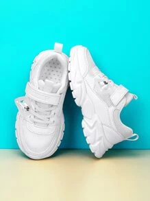 運動老爹鞋適用於男孩前綁帶運動鞋