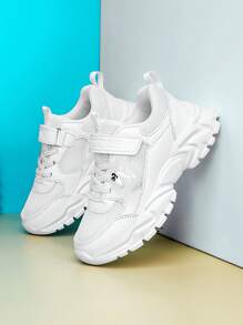 運動老爹鞋適用於男孩前綁帶運動鞋