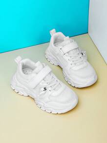 運動老爹鞋適用於男孩前綁帶運動鞋