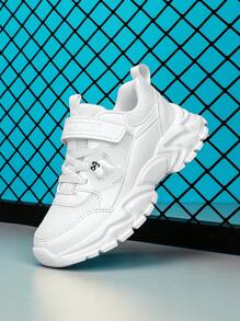 運動老爹鞋適用於男孩前綁帶運動鞋