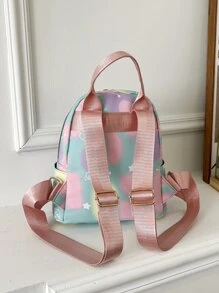 Chicas Mochila clásica con estampado cremallera - Multicolor - Ver 5