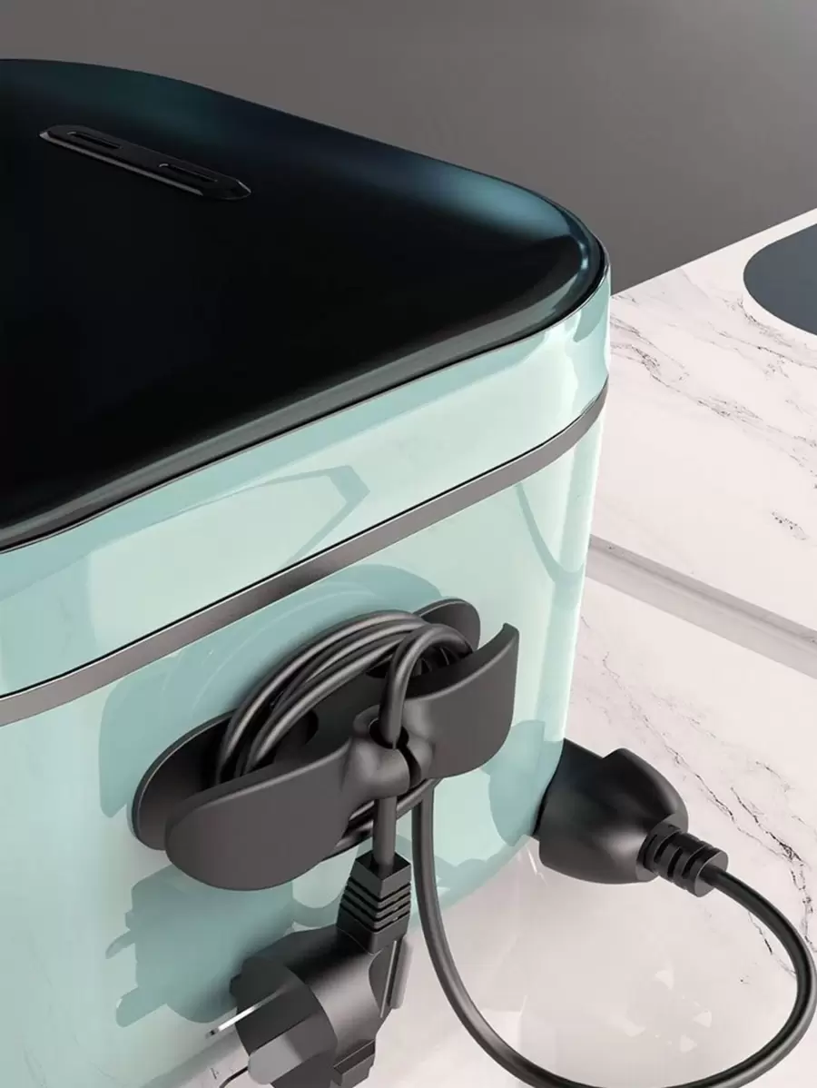 1入組素色插頭收納架 - 黑色 - 查看 1