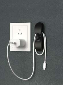 1入組素色插頭收納架 - 黑色 - 查看 6