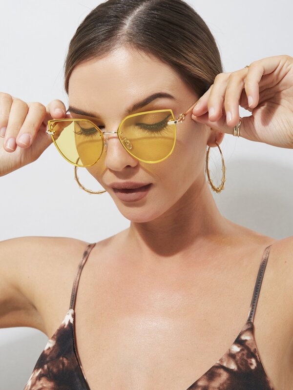 Cat Eye Fashion Glasses SHEIN USA