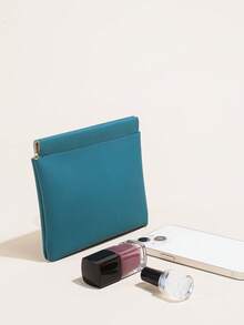 Ví đựng tiền màu xanh mòng két thời trang - Màu xanh ngọc - Xem 5