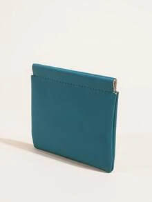 Ví đựng tiền màu xanh mòng két thời trang - Màu xanh ngọc - Xem 6