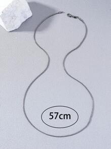 Nam Tối giản Dây chuyền , Đối với Đồ trang sức Qủa tặng Và Buổi tiệc - màu đen - Xem 3