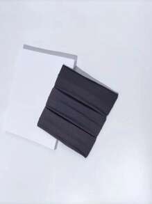 3 件/6 件瑜伽头带，高弹力舒适纯色户外运动头带 - 黑色 - 查看 4