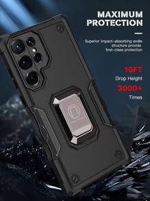 Father's Day 360 Degree Rotating Bracket + Flag + Suction Cup Set Of Phone Case Compatible With Apple 11/12/13/14/15promax, Compatible With Samsung Compatible With Oppo Compatible With Vivo Compatible With Xiaomi Redminote11/12pro,International Version, Not The Domestic Version - Black - View 9