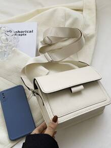 Túi vuông có nắp vuông nhỏ gọn, đơn giản dành cho doanh nhân dành cho nữ tuổi teen Sinh viên đại học, tân binh và nhân viên cổ trắng Hoàn hảo cho văn phòng, trường đại học, công việc, kinh doanh, đi làm, ngoài trời, du lịch, đi chơi - Màu be - Xem 7