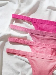 7packs Solid Simple Sexy G-String