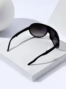 1 Peça Óculos de Sol Clássicos de Piloto com Armação de Plástico e Espelho Retrô em Formato de Sapo para Homens, Moda Diária ou Viagem, Lente Policarbonato à Prova de Explosão, Adequado para Óculos de Sol Casuais para Todas as Estações, Acessórios de Praia, Óculos de Sol para Verão, Praia, Viagens, Ao Ar Livre