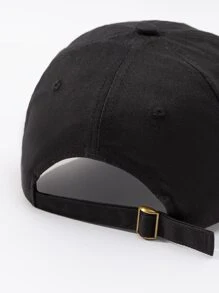 彩虹刺繡棒球帽 - 黑色 - 查看 2