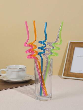 5入組素色螺旋設計草編