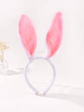兔耳朵裝飾立體髮箍