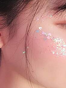 ROMWE Fairycore Mermaid 2boxes Nail Art Sequin - Multicolor - View 1