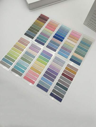 10入組混色標籤貼紙