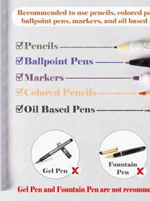 10rolls Mixed Color Adhesive Tape, Simple Multi-purpose Adhesive Tape For Office, School - Multicolor - View 6