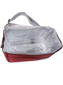 旅行便携露营野餐包冷食冷藏保温包手提包保温包返校午餐盒午餐袋返校用品便当盒午餐袋居家必需品午餐套装冷藏盒午餐盒袋 - 紅色 - 查看 7