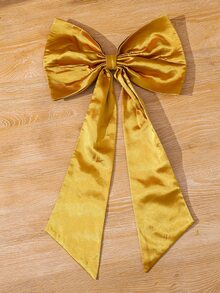 SHEIN Girls Floral Embroidery Puff Sleeve Mesh Overlay Dress - Multicolor - View 5