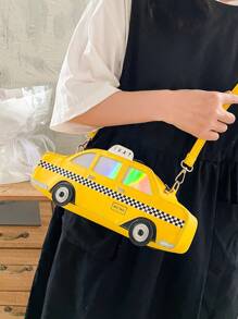 纽约出租车设计斜挎包，汽车造型单肩包，完美最佳搞笑新奇和恶作剧礼物
