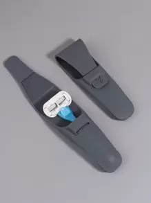 1 túi đựng máy cạo râu trơn - Xám - Xem 12