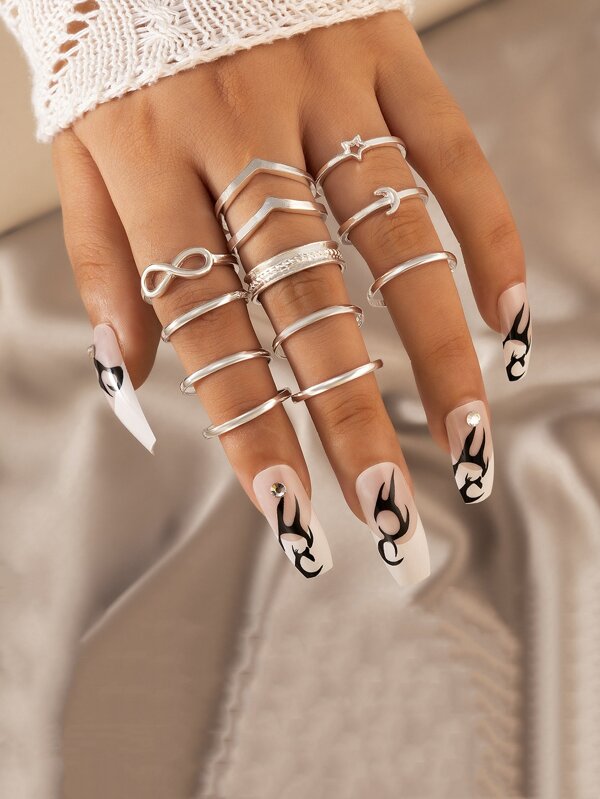 16pcs Minimalist Ring