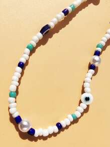 Dây đeo cổ tay dây đeo điện thoại đính cườm, Dây điện thoại di động chống thất lạc, Trang trí bùa chú điện thoại, Chuỗi điện thoại cho phụ nữ Cô gái - Nhiều màu - Xem 4