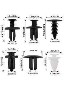 100 chiếc vít mở rộng ô tô - Đen và trắng - Xem 4