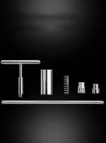 Car Dent Remover Tool, Paintless Dent Repair Dent Puller Kit Slide Hammer Tools With 18pcs Thickened Blue Tabs For DIY Automobile Body Dent Removal - Silver - View 7