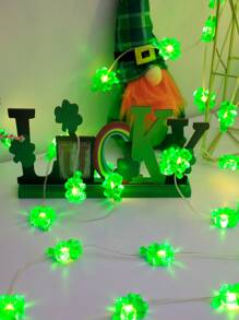 1入組幸運草設計燈簾 - 黃色 - 查看 3