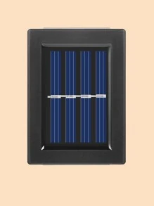(مقاس صغير) 2 ضوء جداري بلاستيكي led (لأعلى ولأسفل) [1 قطعة] ديكور حديقة ،إضاءة حدائق خارجية للممرات والساحة والفناء - أبيض - مشاهدة 3