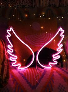 1入組機翼設計霓虹燈 - 粉色 - 查看 4