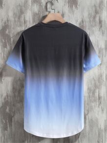 Manfinity Homme Áo thun & Áo lót Nam Cao thấp Ombre Giải trí - Nhiều màu - Xem 2