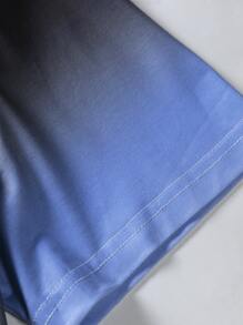Manfinity Homme Áo thun & Áo lót Nam Cao thấp Ombre Giải trí - Nhiều màu - Xem 5