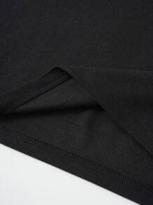 Manfinity Men Contrast Trim Polo Shirt - Black - View 3