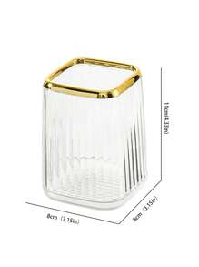 1入組塑料儲物盒家用簡約透明儲物盒 - 無色 - 查看 2